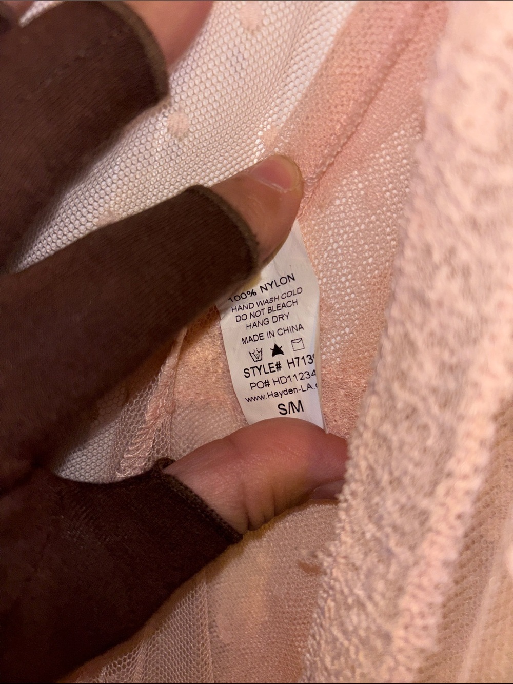 Hayden Robe/ Kimono lace Pink Size Small/Medium - Picture 6 of 6